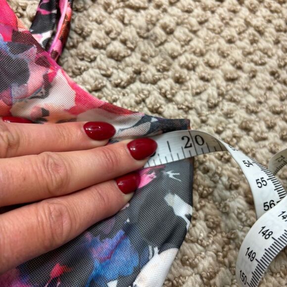 Ladies Torrid Floral Chiffon Maxi‎ Dress Fully Lined Torrid Size 1 Regular 1X - Picture 11 of 13